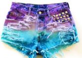 Shorts Jeans c/ Spikes